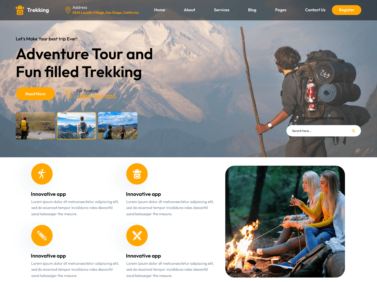 Adventure Seeker chủ đề WordPress cho người ham phiêu lưu